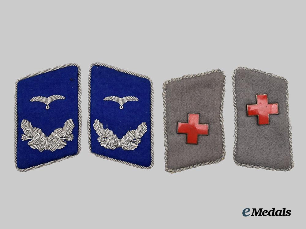 germany,_third_reich._a_lot_of_collar_tabs_for_luftwaffe_and_red_cross_personnel___m_n_c3690