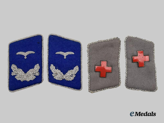 germany,_third_reich._a_lot_of_collar_tabs_for_luftwaffe_and_red_cross_personnel___m_n_c3690