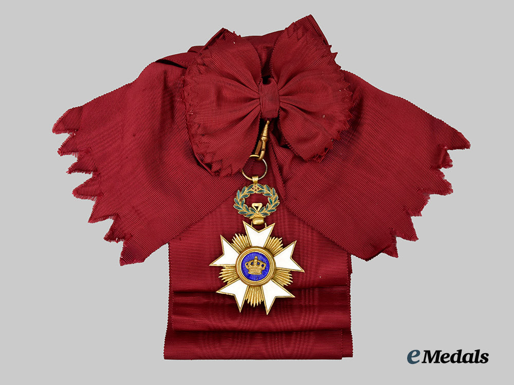 belgium,_kingdom._an_order_of_the_crown,_grand_cross_set,_by_p._de_greef___m_n_c3691