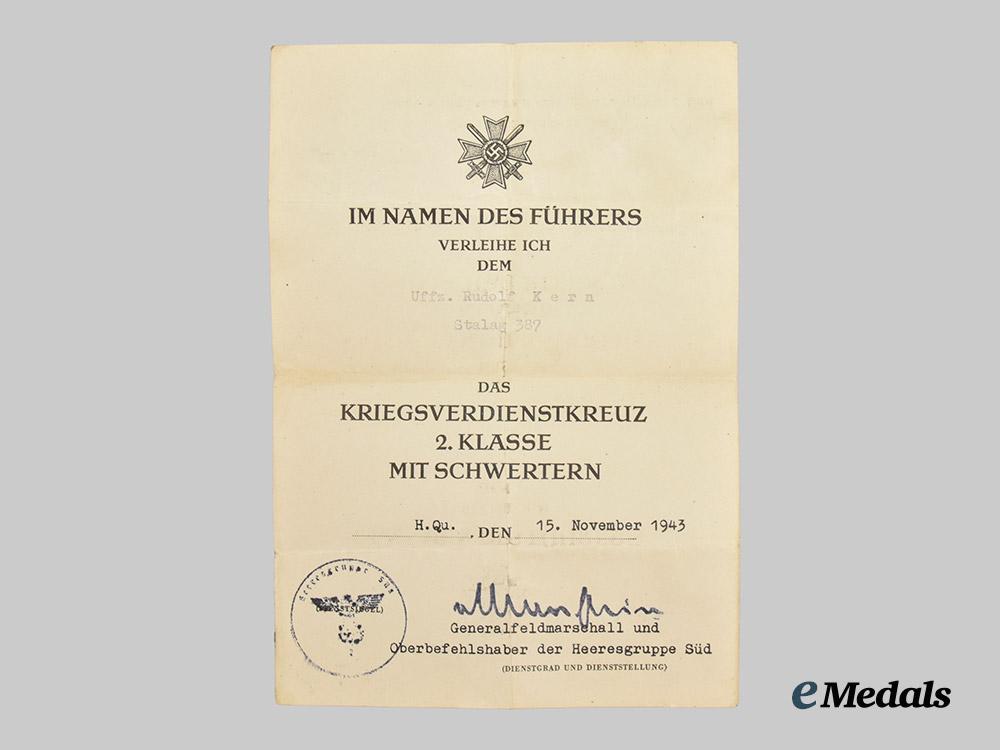germany,_wehrmacht._a_war_merit_cross_i_i_class_with_swords_and_award_document_to_unteroffizier_franz_kern,_stalag387___m_n_c3691