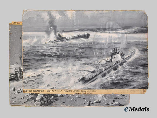 united_kingdom._a_pair_of_war_themed_works,_by_montague_birrell_black___m_n_c3692