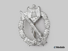 Germany, Wehrmacht. A Mint Infantry Assault Badge, Silver Grade, Unknown Maker Variant