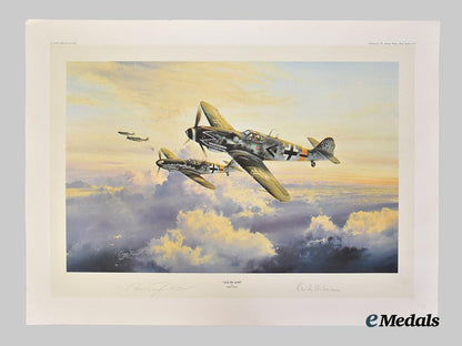 germany,_luftwaffe._three_pilot_signed_prints,_by_robert_taylor___m_n_c3708