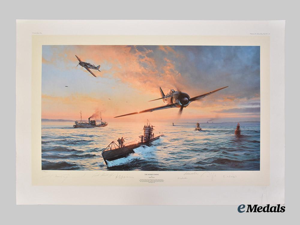germany,_luftwaffe._three_pilot_signed_prints,_by_robert_taylor___m_n_c3709