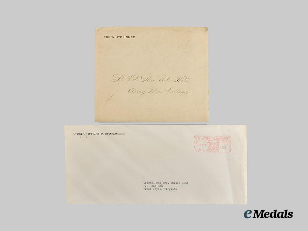 united_states._an_inaugural_invitation_and_collection_of_christmas_cards_from_the_eisenhowers_to_colonel_parker_hitt:_the_father_of_american_military_cryptology___m_n_c3712