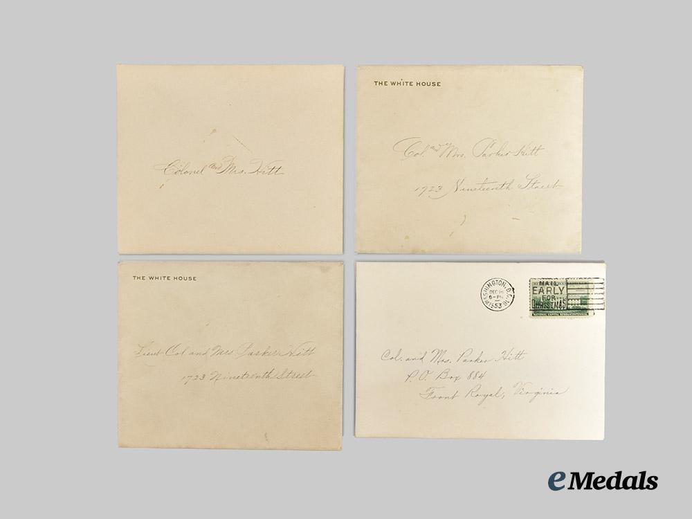 united_states._an_inaugural_invitation_and_collection_of_christmas_cards_from_the_eisenhowers_to_colonel_parker_hitt:_the_father_of_american_military_cryptology___m_n_c3714