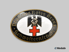 Germany, DRK. A Nursing Association Mainz District Active Member’s Badge, by Alfred Stübbe