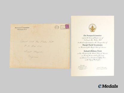 united_states._an_inaugural_invitation_and_collection_of_christmas_cards_from_the_eisenhowers_to_colonel_parker_hitt:_the_father_of_american_military_cryptology___m_n_c3721
