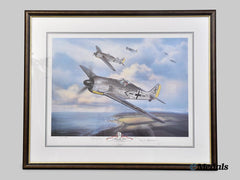 Germany, Luftwaffe. A Large Signed Print "Abbeville Kids", by Jerry Crandall