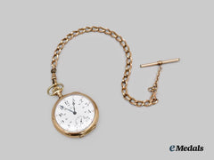 Canada, Commonwealth. An Omega Pocket Watch and Chain for First War Service to Pte. H. E. Dear
