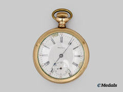 Canada, Commonwealth. A Waltham Gold Filled Pocket Watch to W. Wallace, Pembroke Hockey Club, 1905