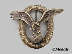 Germany, Luftwaffe. A Pilot’s Badge, by C.E. Juncker