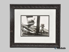 United Kingdom. A Signed Photograph of Former Prime Minister Winston Churchill and Lady Randolph Spencer-Churchill