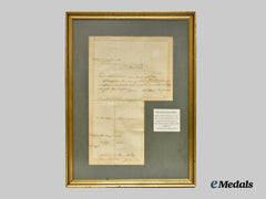 United States. A Commission Document Signed John Hancock & Samuel Adams