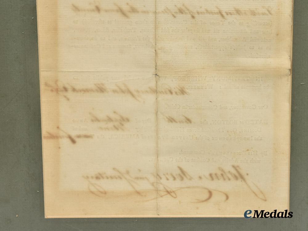 united_states._a_commission_document_signed_john_hancock&_samuel_adams___m_n_c3831