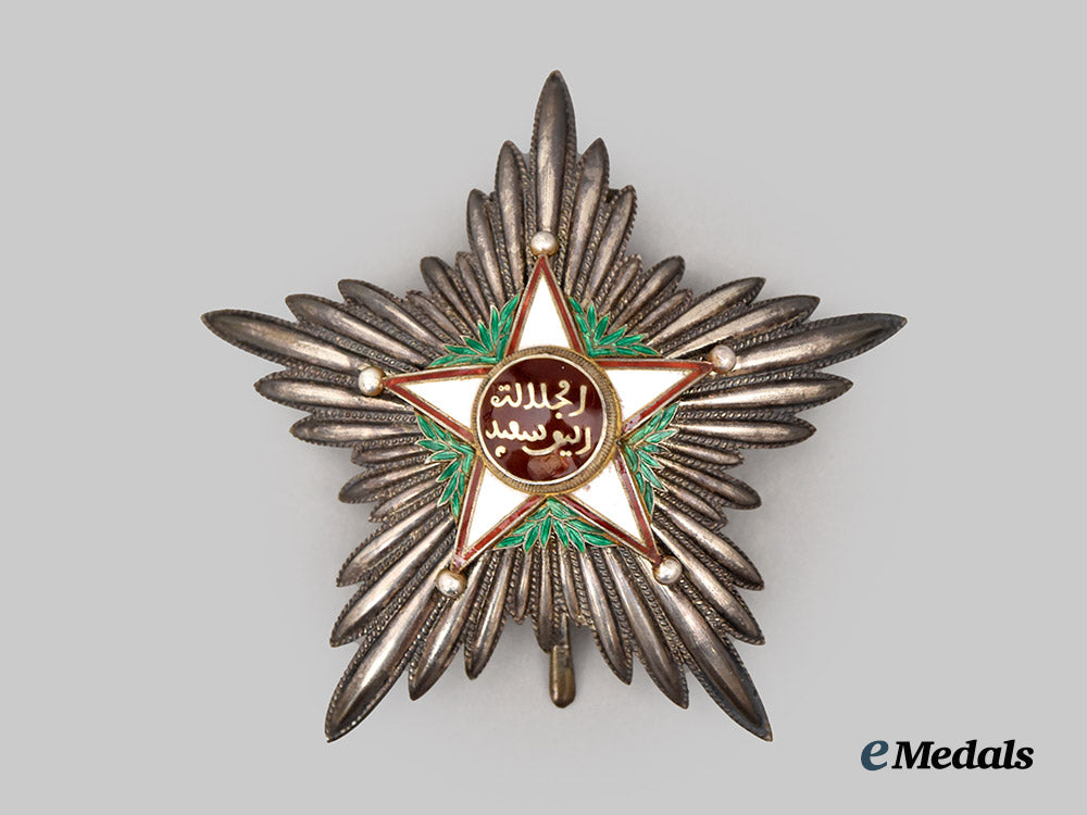 morocco,_protectorate._an_order_of_the_ouissam_alaouite,_i_class_grand_cordon_star,_c.1940___m_n_c3849