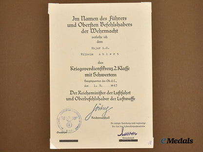 germany,_luftwaffe._the_fine_award_documents_to_major_wilhelm_ahlert,_battle_of_britain___m_n_c3902