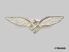 Germany, Luftwaffe. A Rare Civil Radio Operator Badge, by C.E. Juncker