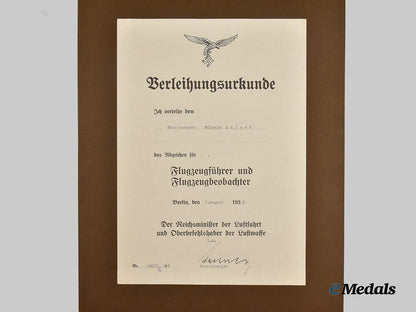 germany,_luftwaffe._the_fine_award_documents_to_major_wilhelm_ahlert,_battle_of_britain___m_n_c3911