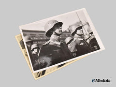 Croatia, Independent State. A Lot of Two Photographs of Croatian Military Troops