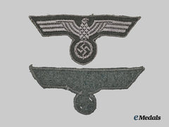Germany, Heer. A Pair of Breast Eagles for Enlisted and Officer Ranks