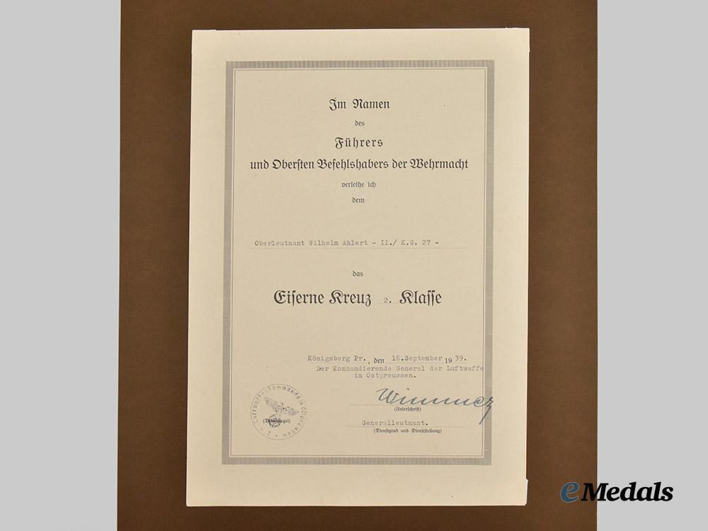germany,_luftwaffe._the_fine_award_documents_to_major_wilhelm_ahlert,_battle_of_britain___m_n_c3924