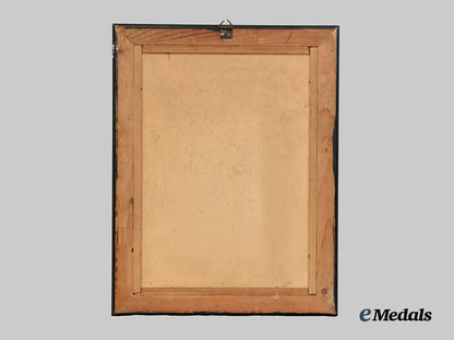 germany,_imperial._a_large_framed_wartime_portrait_of_a_decorated_bavarian_solder_in_full_kit___m_n_c3939