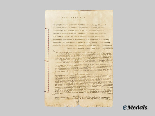 czechoslovakia,_republic._an_affidavit_testifying_to_the_actions_of_frantisek_vojtisek_during_w_w2.___m_n_c3952