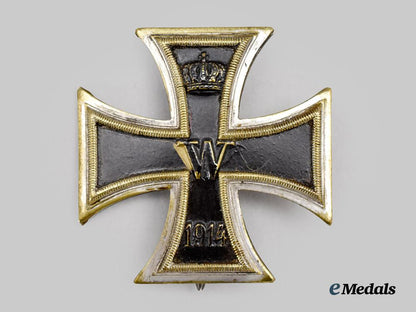 germany,_imperial._a1914_iron_cross_i_class,_brass_core_variant_by_wilhelm_deumer,_c.1930___m_n_c3972
