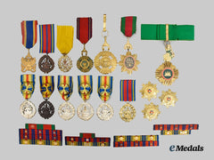 Cambodia. A Lot of Assorted Cambodian Medals
