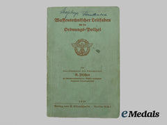 Germany, NSDAP. A 1940 Guidebook for Ordnungspolizei