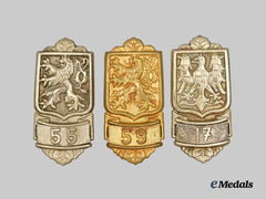 Czechoslovakia, Republic. A Lot of Firefighter’s Unit Badges