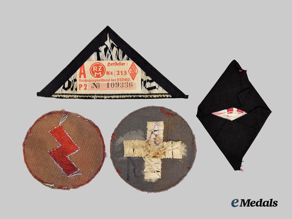 germany,_third_reich._a_lot_of_five_insignia___m_n_c4056