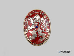 Czechoslovakia, Republic. A District Road Worker Badge.