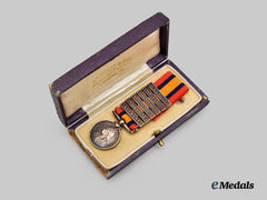 United Kingdom. A Miniature Queen’s South Africa Medal with Six Clasps