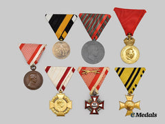 Austria, Imperial. A Lot of Seven Medals and Decorations