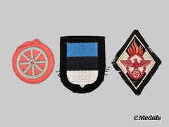 Germany, Third Reich. A lot of Uniform Insignia