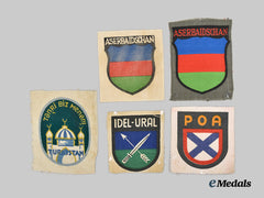 Germany, Wehrmacht. A Lot of Eastern Volunteer Sleeve Insignia