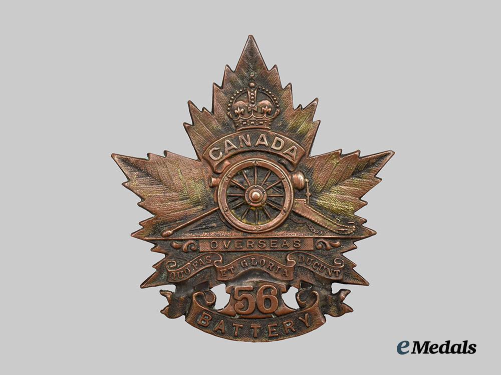 canada,_c_e_f._a_rare_first_world_war56_th(_guelph)_overseas_field_battery_cap_badge___m_n_c4161