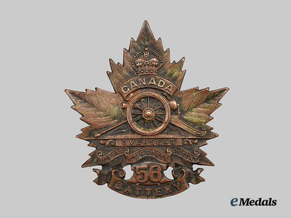canada,_c_e_f._a_rare_first_world_war56_th(_guelph)_overseas_field_battery_cap_badge___m_n_c4161