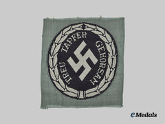Germany, Third Reich. A Schutzmanschaft (SCHUMA) Sleeve Insignia