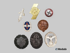 Germany, Federal Republic. A Mixed Lot of Badges and Insignia, Exhibitions Example by Rudolf Souval, c. 1980