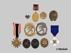 Germany, Third Reich. A Group of Civilian and Military Medals, Awards, and Decorations