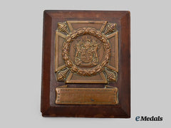 South Africa. A Second World War South African Memorial Plaque for Killed in Action