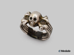 Germany, Wehrmacht. A Small Totenkopf Ring
