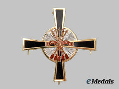 Spain, Spanish State. An Imperial Order of the Yoke and Arrows Badge, c. 1945