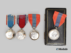 United Kingdom. A Lot of Four Service and Commemorative Medals and Awards