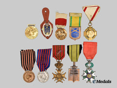 International. A Lot of Ten Military Medals, Awards, and Decorations