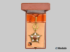 Morocco, Kingdom. An Order of Ouissam Alaouite, III Class Commander to Alopfo Martin-Gamero