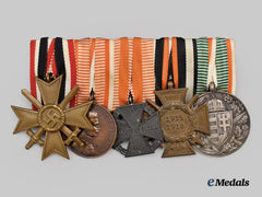 Germany, Wehrmacht. A First and Second War Medal Bar to a Decorated Combat Veteran